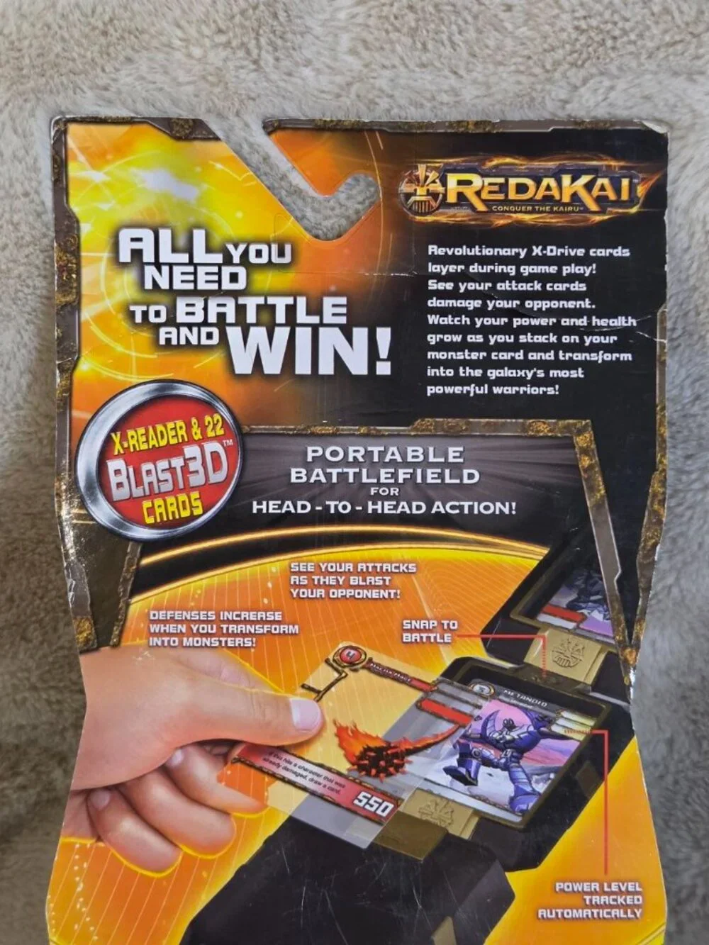 Redakai Conquer The Kairu X-Reader Starter Pack Includes 22 Cards NEW SEALED